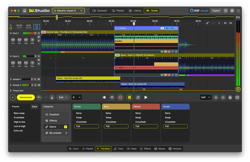 Cargue la imagen en el visor de la galería, DJ.Studio Pro + Stems - comandodelaudio.com
