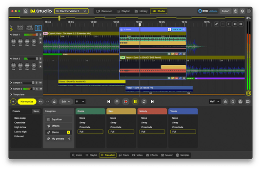 DJ.Studio Pro + Stems - comandodelaudio.com
