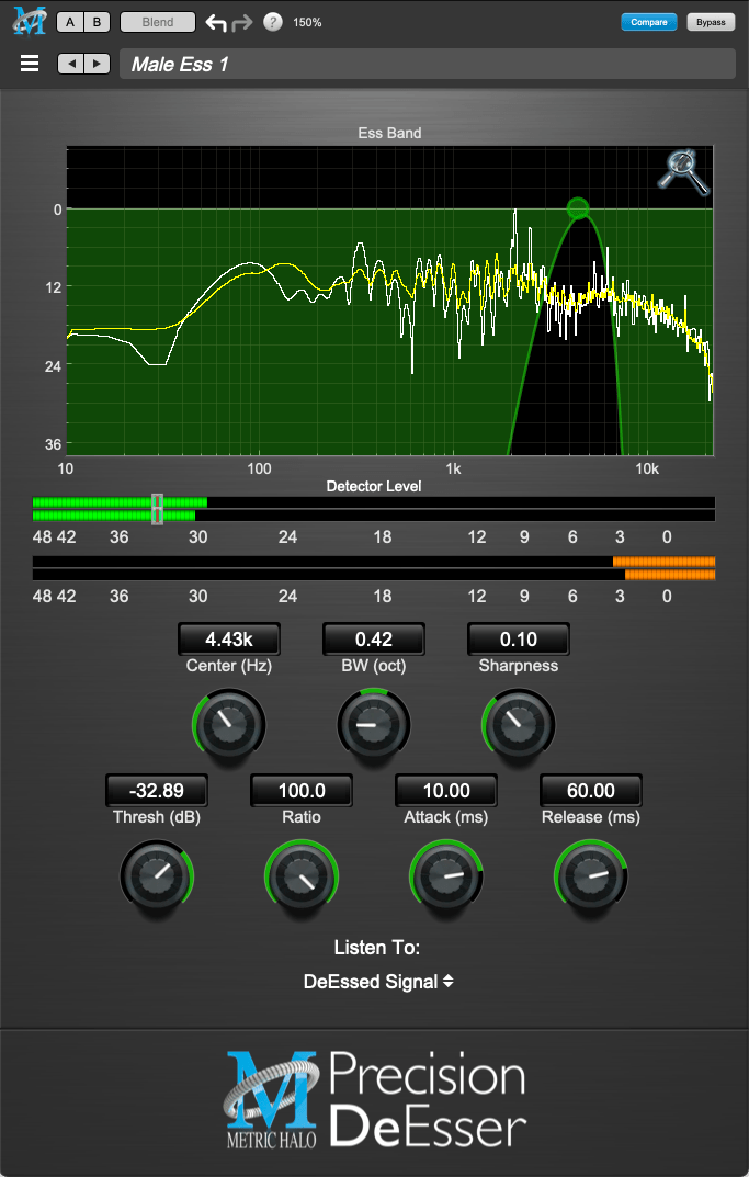 Cargue la imagen en el visor de la galería, MH Precision DeEsser v4 - comandodelaudio.com
