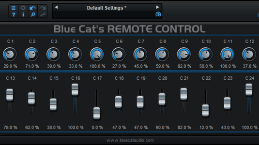 Blue Cat Remote Control - comandodelaudio.com